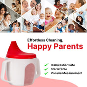 Adore BIJOU- The Mini Hard Spout Sipper/ Training Sippy Cup with Twin Handle - 150ml -Red