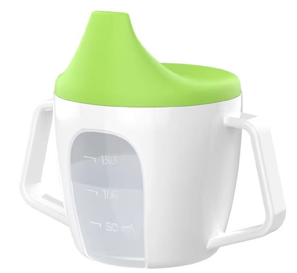 Adore BIJOU- The Mini Hard Spout Sipper/ Training Sippy Cup with Twin Handle - 150ml -Green