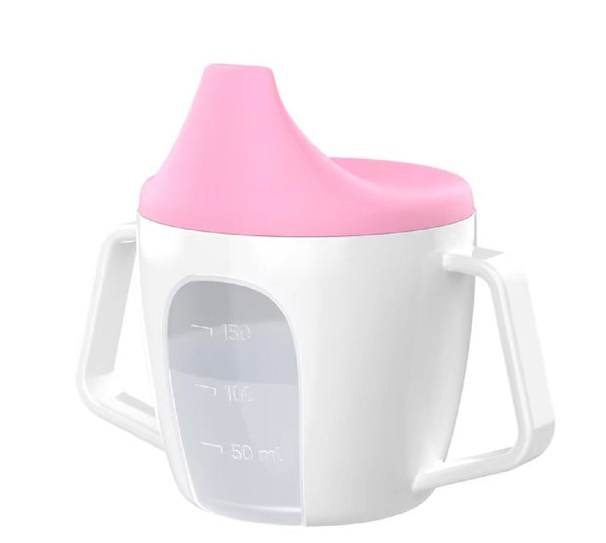 Adore BIJOU- The Mini Hard Spout Sipper/ Training Sippy Cup with Twin Handle -150ml - Pink
