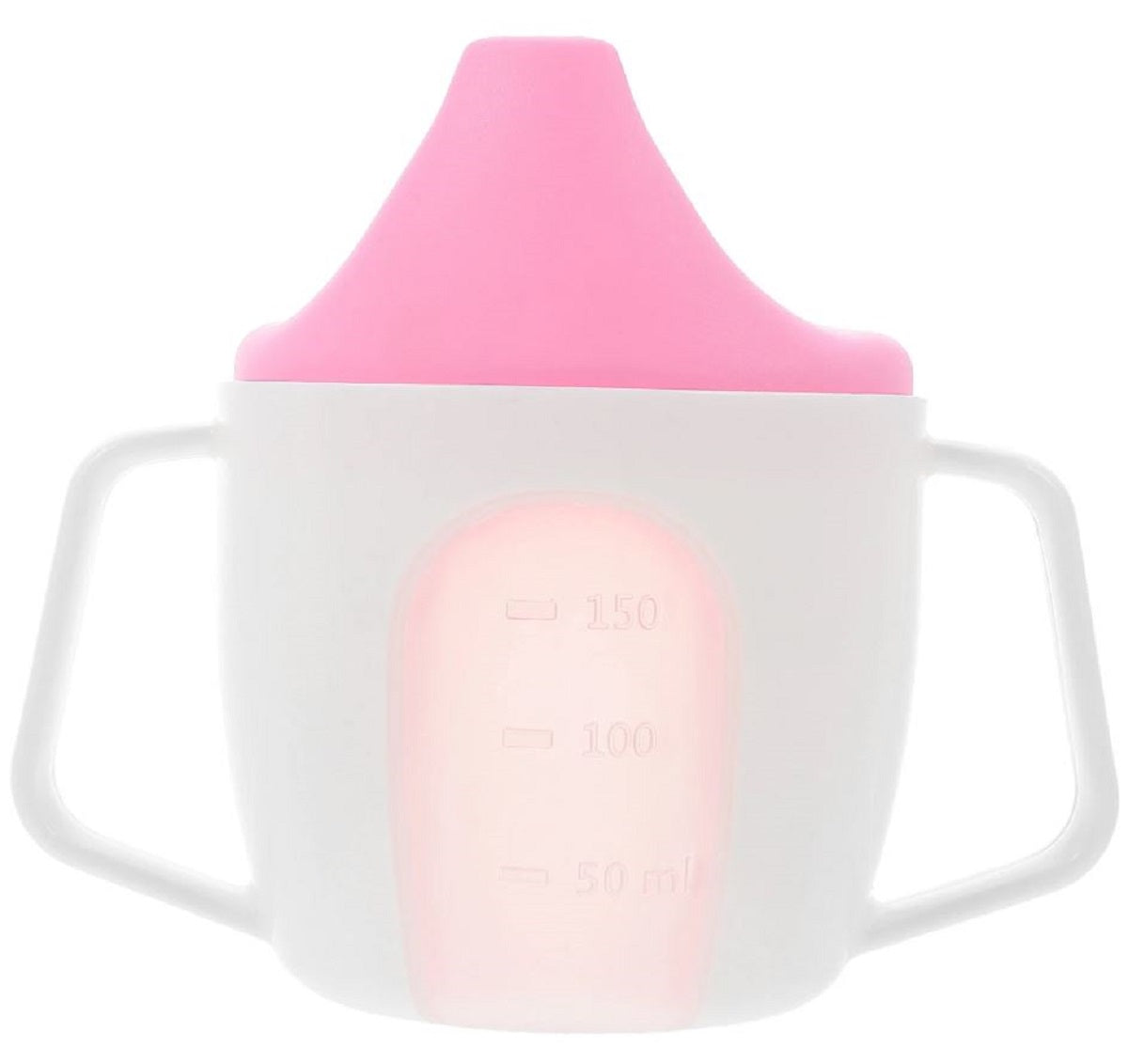 Adore BIJOU- The Mini Hard Spout Sipper/ Training Sippy Cup with Twin Handle -150ml - Pink