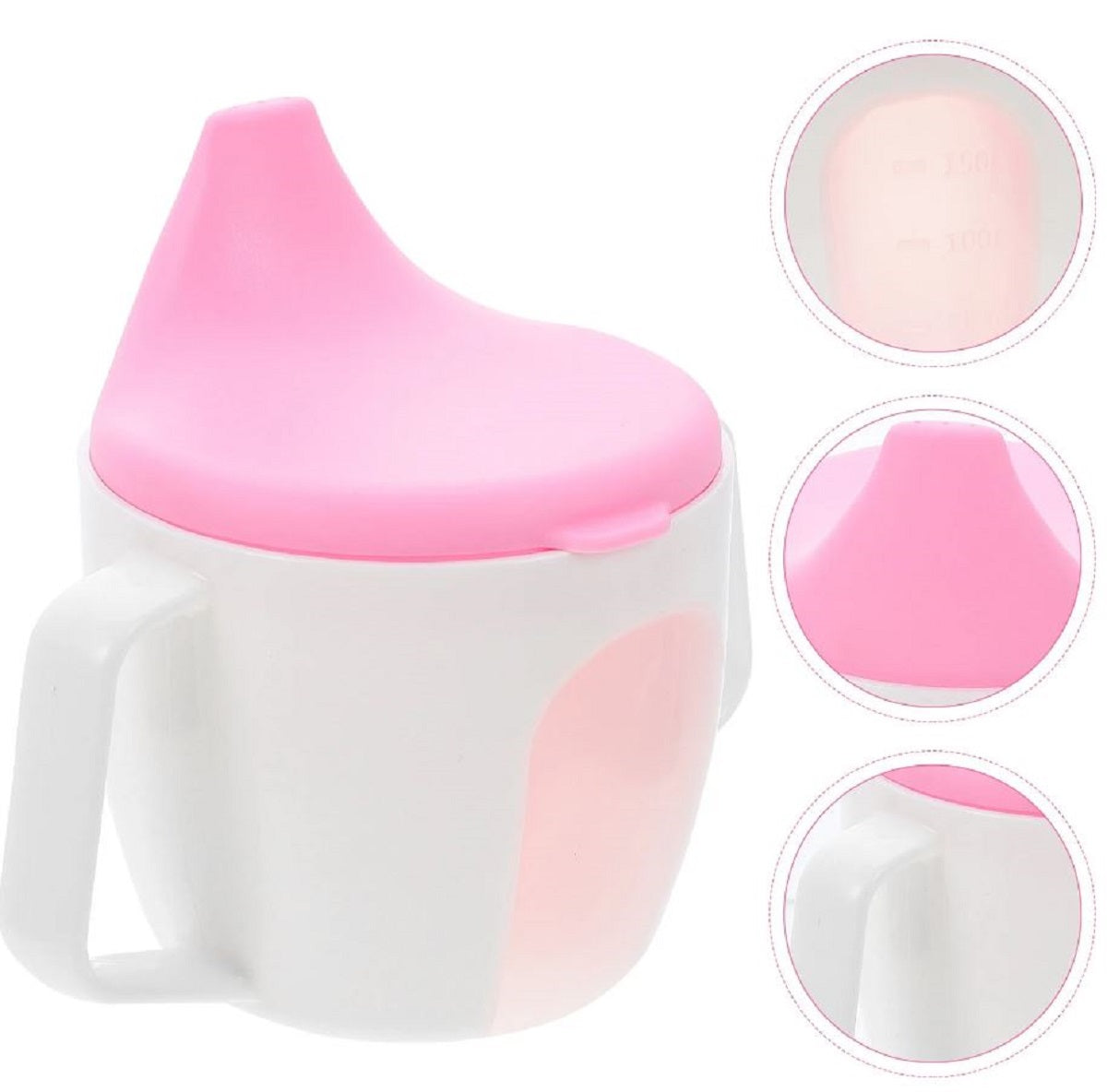 Adore BIJOU- The Mini Hard Spout Sipper/ Training Sippy Cup with Twin Handle -150ml - Pink