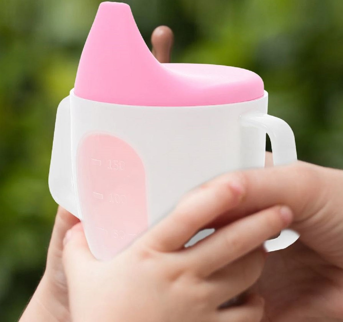 Adore BIJOU- The Mini Hard Spout Sipper/ Training Sippy Cup with Twin Handle -150ml - Pink