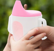 Adore BIJOU- The Mini Hard Spout Sipper/ Training Sippy Cup with Twin Handle -150ml - Pink