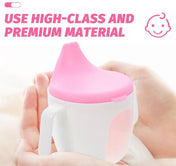 Adore BIJOU- The Mini Hard Spout Sipper/ Training Sippy Cup with Twin Handle -150ml - Pink