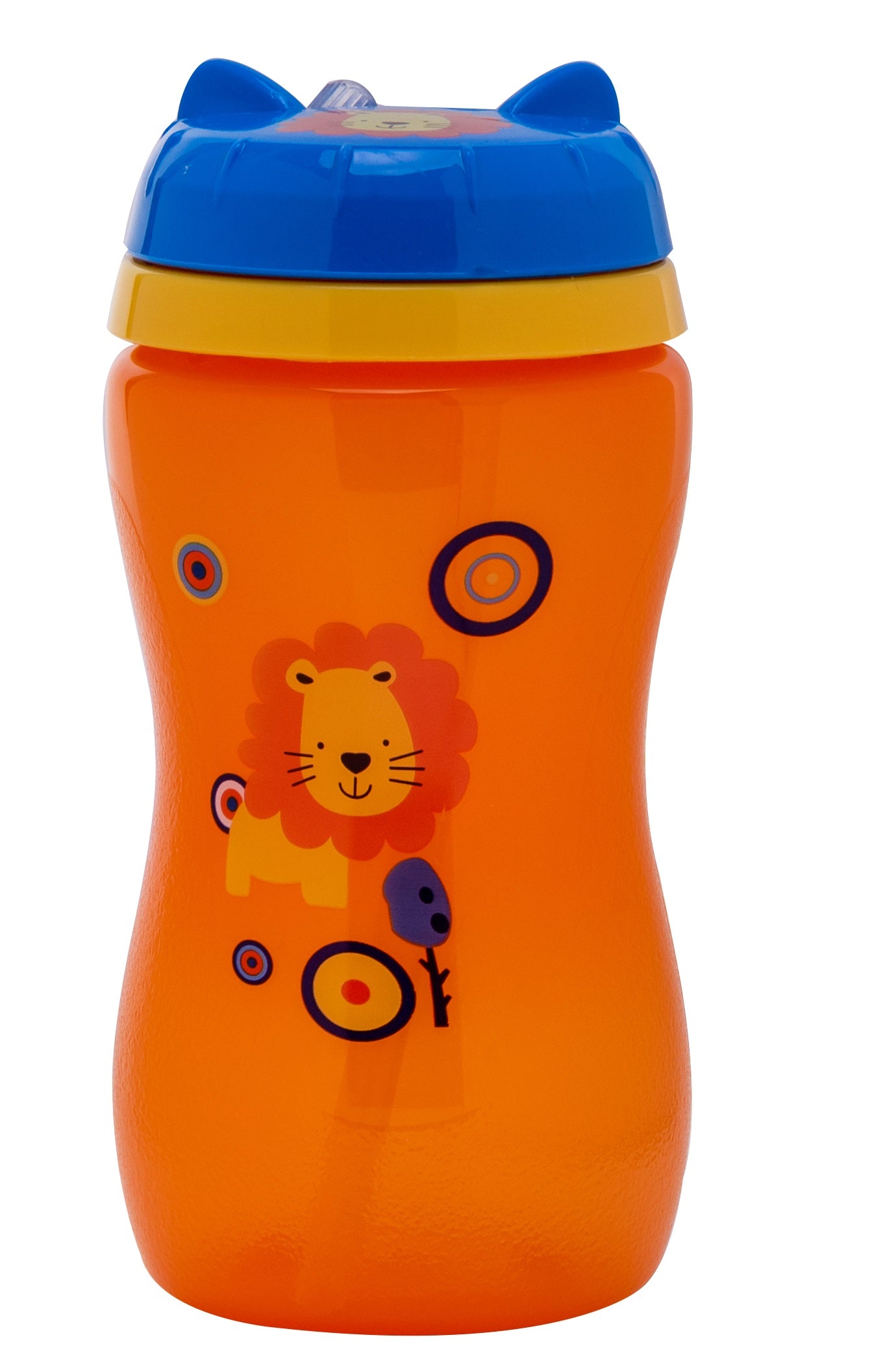 Adore Swipey Twist to Sip Straw Sipper 270ml - Orange