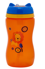 Adore Swipey Twist to Sip Straw Sipper 270ml - Orange