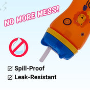 Adore Swipey Twist to Sip Straw Sipper 270ml - Orange