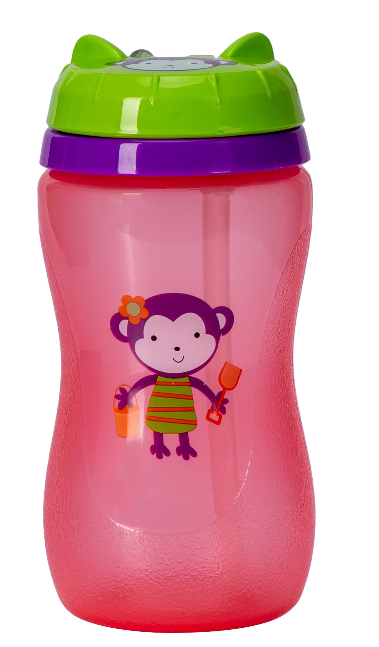 Adore Swipey Twist to Sip Straw Sipper 270ml - Pink