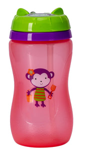 Adore Swipey Twist to Sip Straw Sipper 270ml - Pink