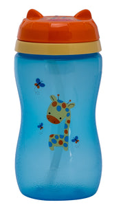 Adore Swipey Twist to Sip Straw Sipper 270ml - Blue