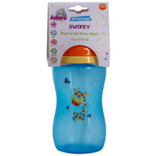 Adore Swipey Twist to Sip Straw Sipper 270ml - Blue