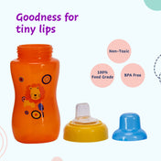 Adore Spouty Soft Spout Sipper with Hood 270ml- Orange