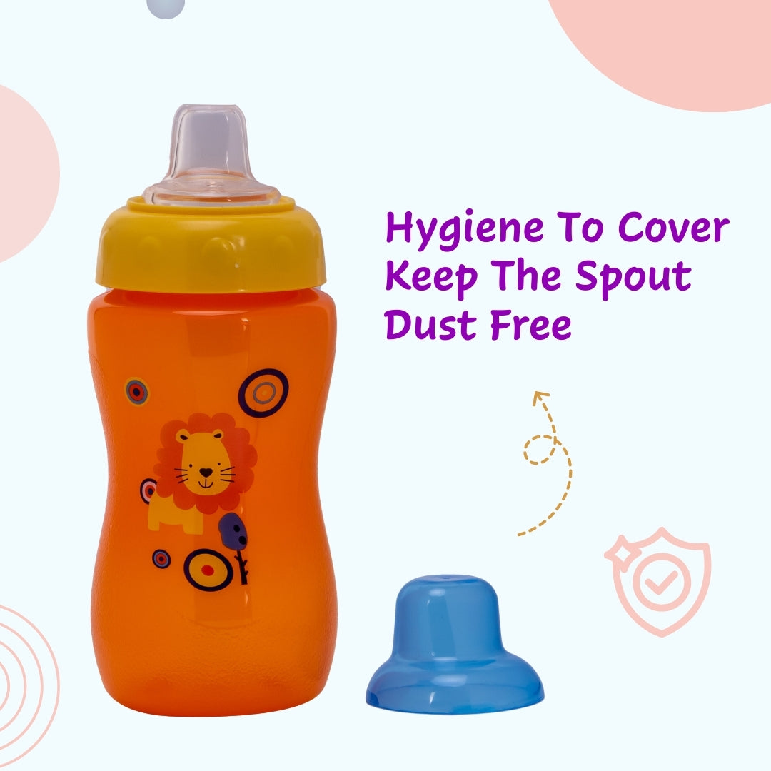 Adore Spouty Soft Spout Sipper with Hood 270ml- Orange