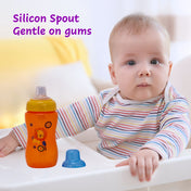 Adore Spouty Soft Spout Sipper with Hood 270ml- Orange