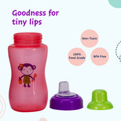Adore Spouty Soft Spout Sipper with Hood 270ml- Pink