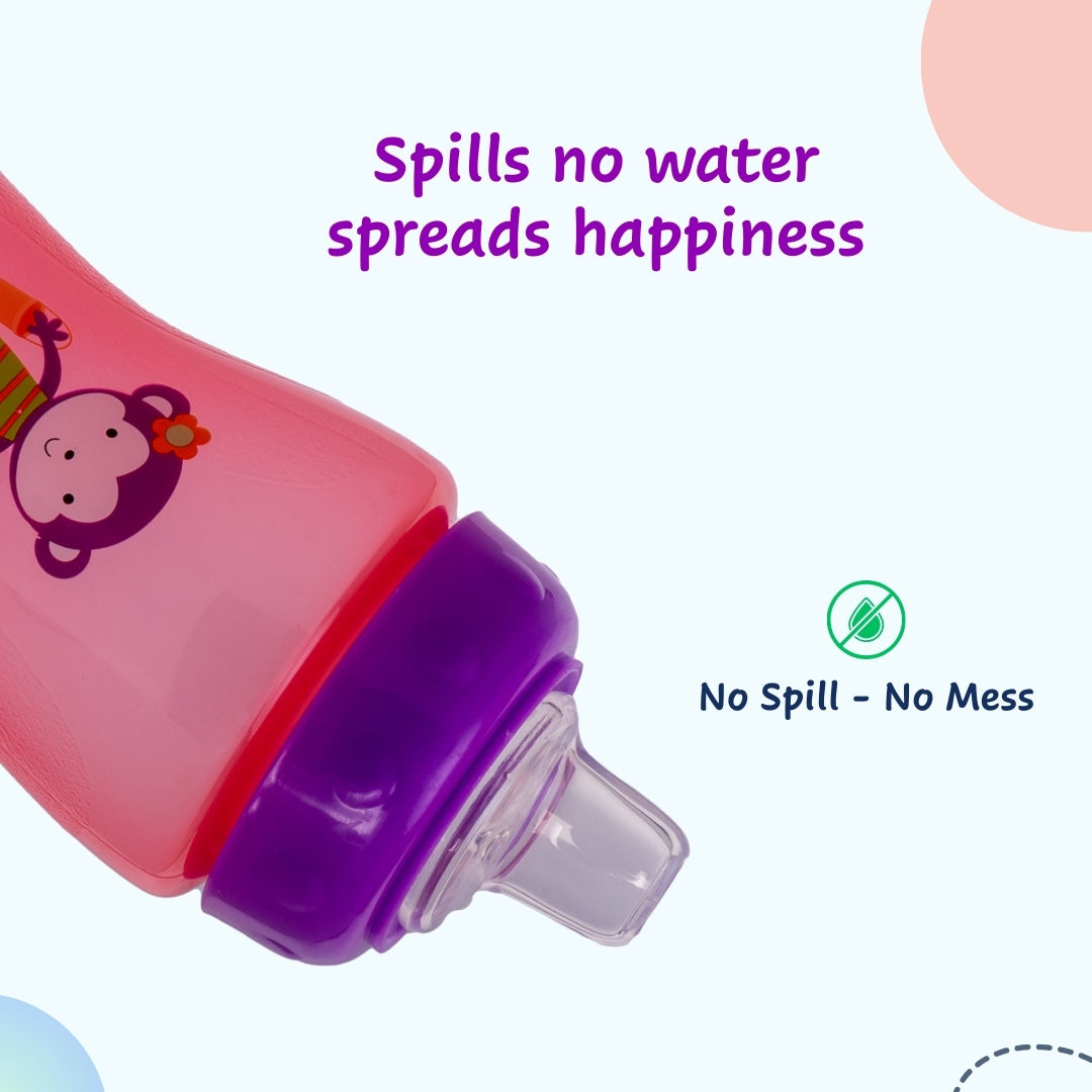 Adore Spouty Soft Spout Sipper with Hood 270ml- Pink