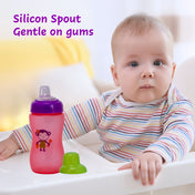 Adore Spouty Soft Spout Sipper with Hood 270ml- Pink