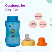 Adore Spouty Soft Spout Sipper with Hood 270ml- Blue