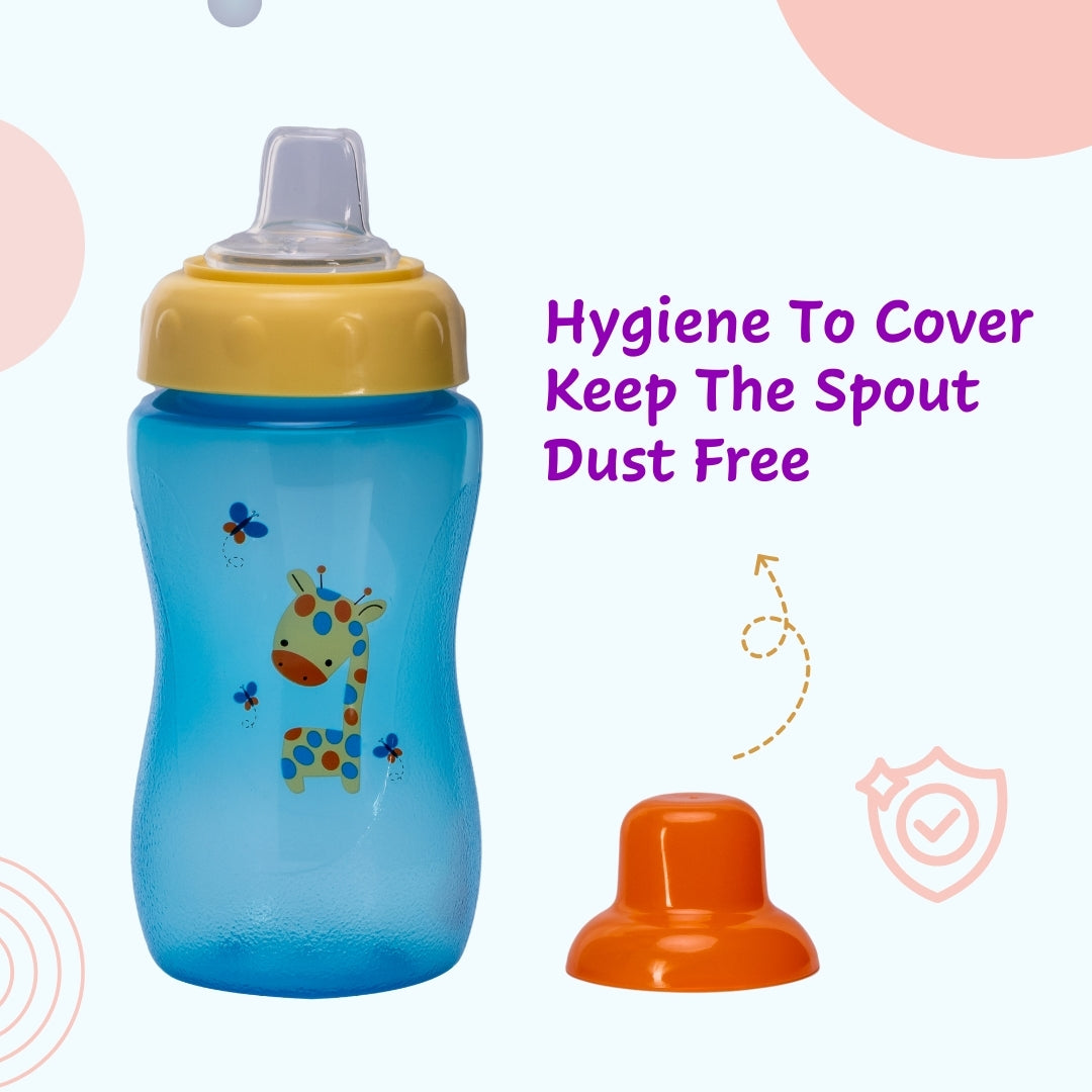Adore Spouty Soft Spout Sipper with Hood 270ml- Blue