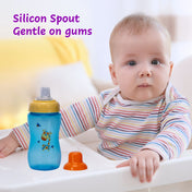 Adore Spouty Soft Spout Sipper with Hood 270ml- Blue