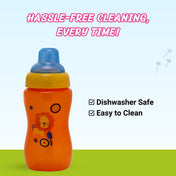 Adore Spartan 2 in 1 Spout n Straw Sipper with Hood 270ml- Orange