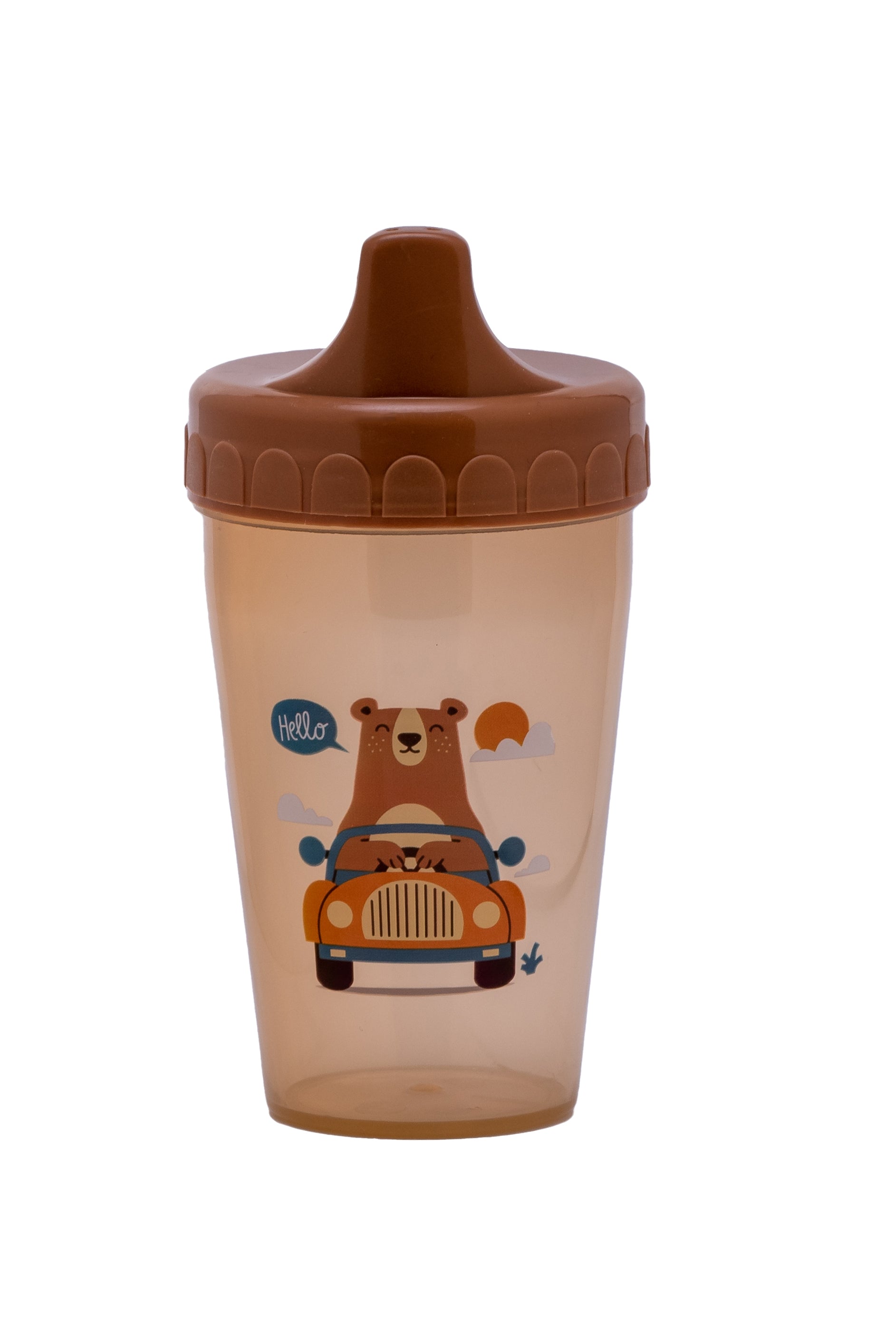 Adore Advanced Sippo- The Spill Proof Spout Sipper 270ml - Brown