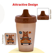 Adore Advanced Sippo- The Spill Proof Spout Sipper 270ml - Brown