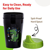 Adore Advanced Sippo- The Spill Proof Spout Sipper 270ml - Black