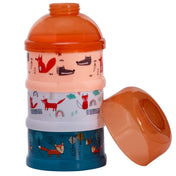 Adore Howdy- The 3 Layered Spill Proof Milk Powder Container - Brown- 120ml