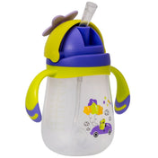 Adore Flora! Baby Straw Sipper with Gravity Ball & Twin Handle-300ml- Green