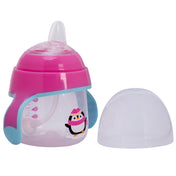 Adore Fauna! The Mini Soft Spout Sipper with Gravity Ball & Twin Handle - 270ml Pink