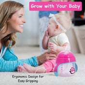 Adore Fauna! The Mini Soft Spout Sipper with Gravity Ball & Twin Handle - 270ml Pink