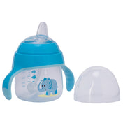 Adore Fauna! The Mini Soft Spout Sipper with Gravity Ball & Twin Handle - 270ml Blue