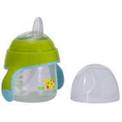 Adore Fauna! The Mini Soft Spout Sipper with Gravity Ball & Twin Handle - 270ml Green