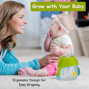 Adore Fauna! The Mini Soft Spout Sipper with Gravity Ball & Twin Handle - 270ml Green