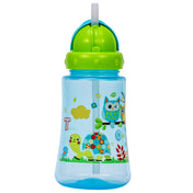 Adore Skoozy Sports Straw Sipper with Retractable Head - 250ml- Blue