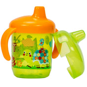 Adore Spazzo Duck Bill/ Hard Spout Sipper with Twin Handle & Hygiene Cap- 250ml- Green