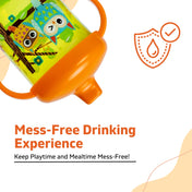 Adore Spazzo Duck Bill/ Hard Spout Sipper with Twin Handle & Hygiene Cap- 250ml- Green