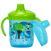 Adore Spazzo Duck Bill/ Hard Spout Sipper with Twin Handle & Hygiene Cap- 250ml- Blue
