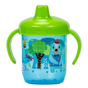 Adore Spazzo Duck Bill/ Hard Spout Sipper with Twin Handle & Hygiene Cap- 250ml- Blue