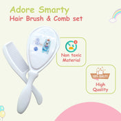 Adore Smarty Baby Hair Brush & Comb Set- Blue Bear