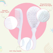 Adore Smarty Baby Hair Brush & Comb Set- Blue Bear