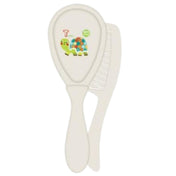 Adore Smarty Baby Hair Brush & Comb Set- Green Turtle