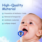 Adore Wroom F1 Car Theme Toothbrush with Moomba Tongue Cleaner- Pack of 2 Blue