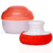 Adore Wokey! The Twist to Open Powder Puff Case set- Orange