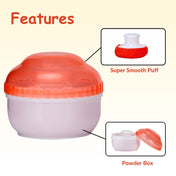 Adore Wokey! The Twist to Open Powder Puff Case set- Orange