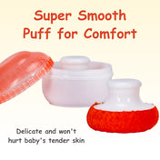 Adore Wokey! The Twist to Open Powder Puff Case set- Orange