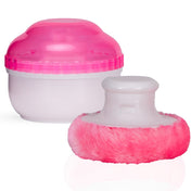 Adore Wokey! The Twist to Open Powder Puff Case set- Pink