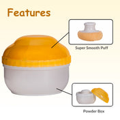 Adore Wokey! The Twist to Open Powder Puff Case set- Yellow