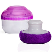 Adore Wokey! The Twist to Open Powder Puff Case set- Purple